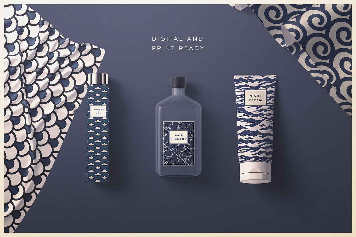Sea Story Patterns, a Pattern Graphic by Michael Rayback Design (Photo 3 of 8)