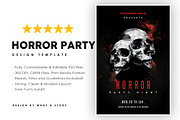 Horro Party, a Flyer Template by What a Story (Thumbnail 1 of 2)