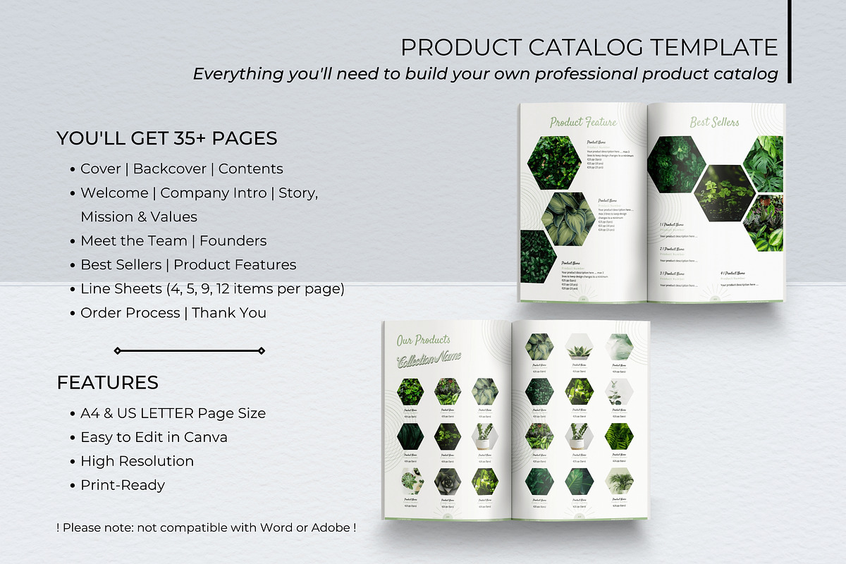 Product Catalog Template for Canva preview 2