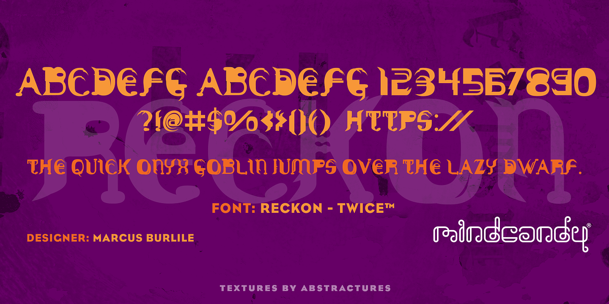 Reckon™, a Sans Serif Font by MINDCANDY (Photo 5 of 5)