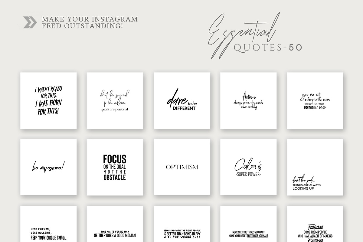 645 Essential Social Media Quotes, a Social Media Template by Eviory (Photo 14 of 25)
