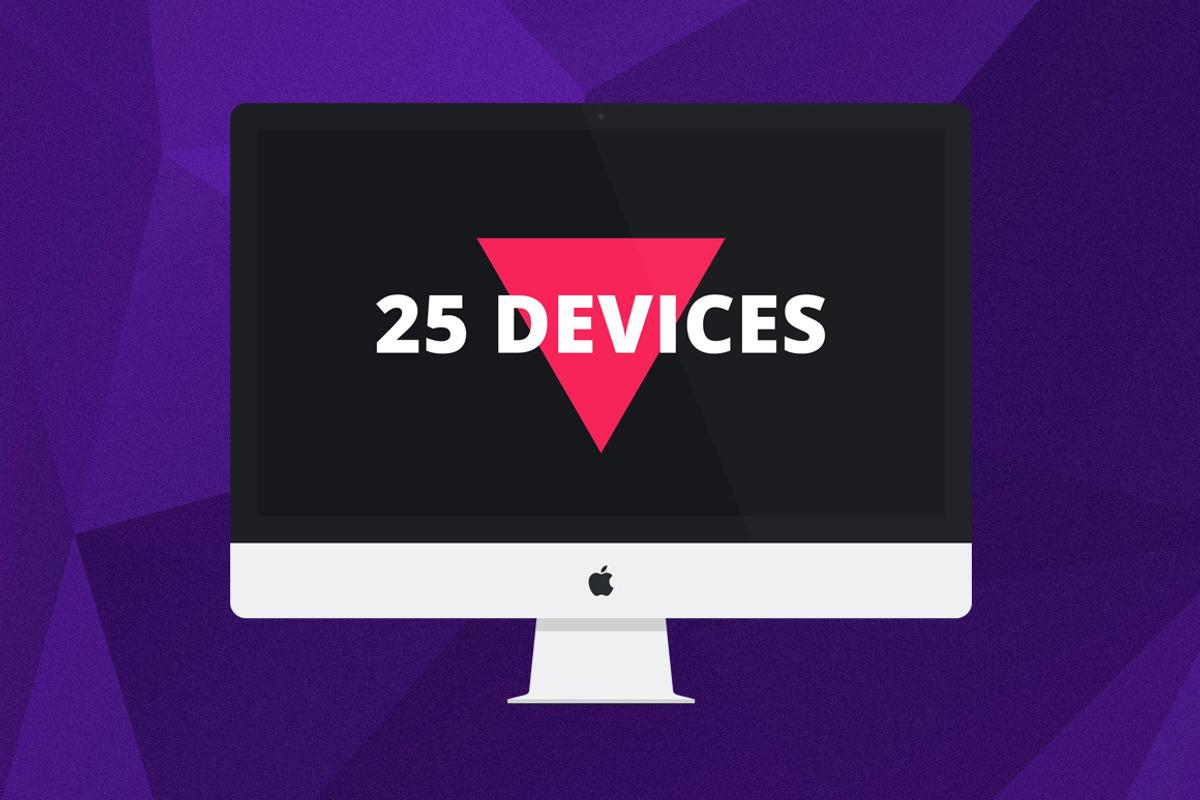 Flat Responsive Apple Web Mockups v2, an iPhone Mockup by Mattias (Photo 2 of 4)