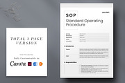 Standard Operating Procedure, SOP, a Stationery Template by Niofix (Thumbnail 2 of 7)