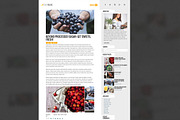Modern Fluid WordPress Blog Theme, a WordPress Template by Amped Themes (Thumbnail 3 of 4)