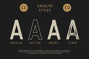 Gasolyn Font Family + Extras, a Sans Serif Font by Craft Supply Co. (Thumbnail 4 of 9)