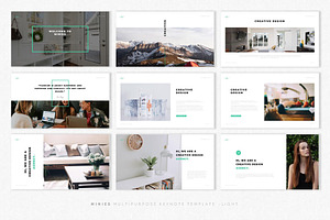 Minies Pitch Deck Keynote Template