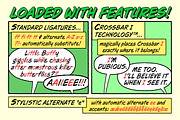 Omniscient - comic book narrator, a Handwritten Font by Comicraft Fonts (Thumbnail 4 of 5)