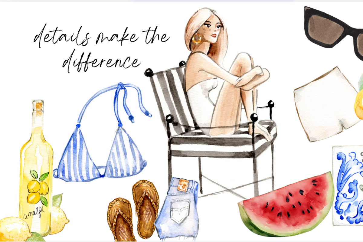 Weekend in Amalfi Coast, a Seasonal Illustration by creativeDi (Photo 8 of 8)