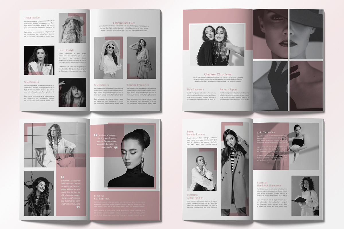 Modern Fashion Magazine, a Magazine Template by graphypix (Photo 8 of 9)