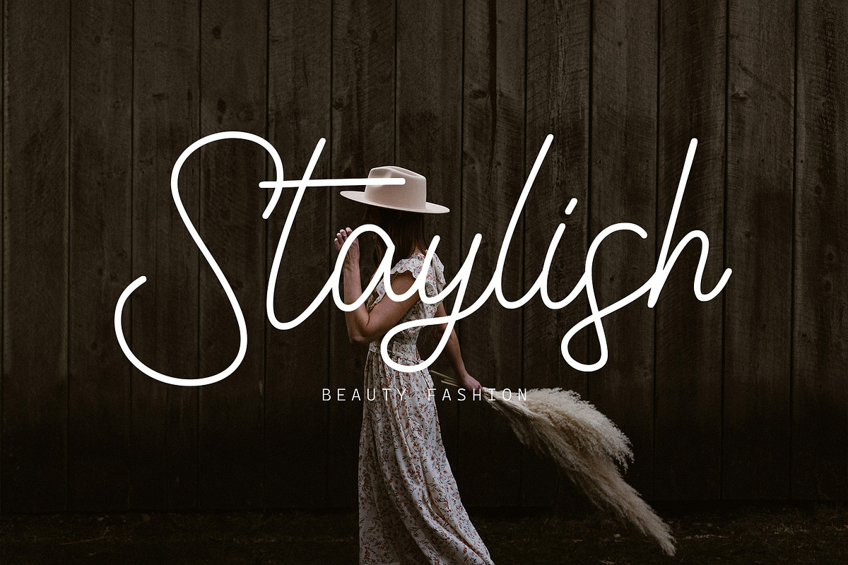 Melfianita - Monoline Script Font, a Script Font by Aksapix Studio (Photo 5 of 10)