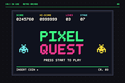 VOXEL - Pixel Display Typeface, a Sans Serif Font by Lettra Studio (Thumbnail 5 of 18)
