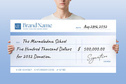 Giant Cheque Template, a Stationery Template by BrandPacks (Thumbnail 5 of 6)