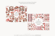 Valentines Day Clipart | Romantic PN, an Animal Illustration by GlamArtZhanna (Thumbnail 2 of 8)