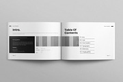 Brand Guideline Template Landscape, a Brochure Template by E-Type (Thumbnail 2 of 8)