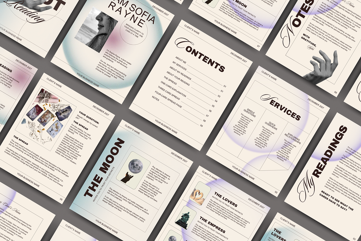 Tarot Reading Template, a Marketing Template by Story Native (Photo 4 of 9)