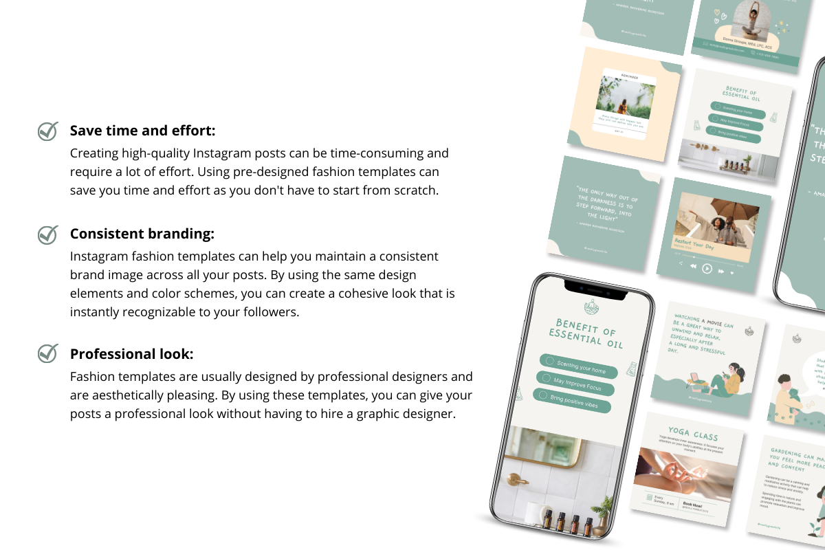 Mindfulness Bundle Canva Template, a Social Media Template by Kawalan Studio (Photo 4 of 8)