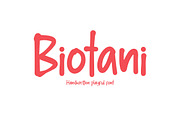 Biotani Handwriting Playful Font, a Handwritten Font by NTC Graphic (Thumbnail 1 of 9)