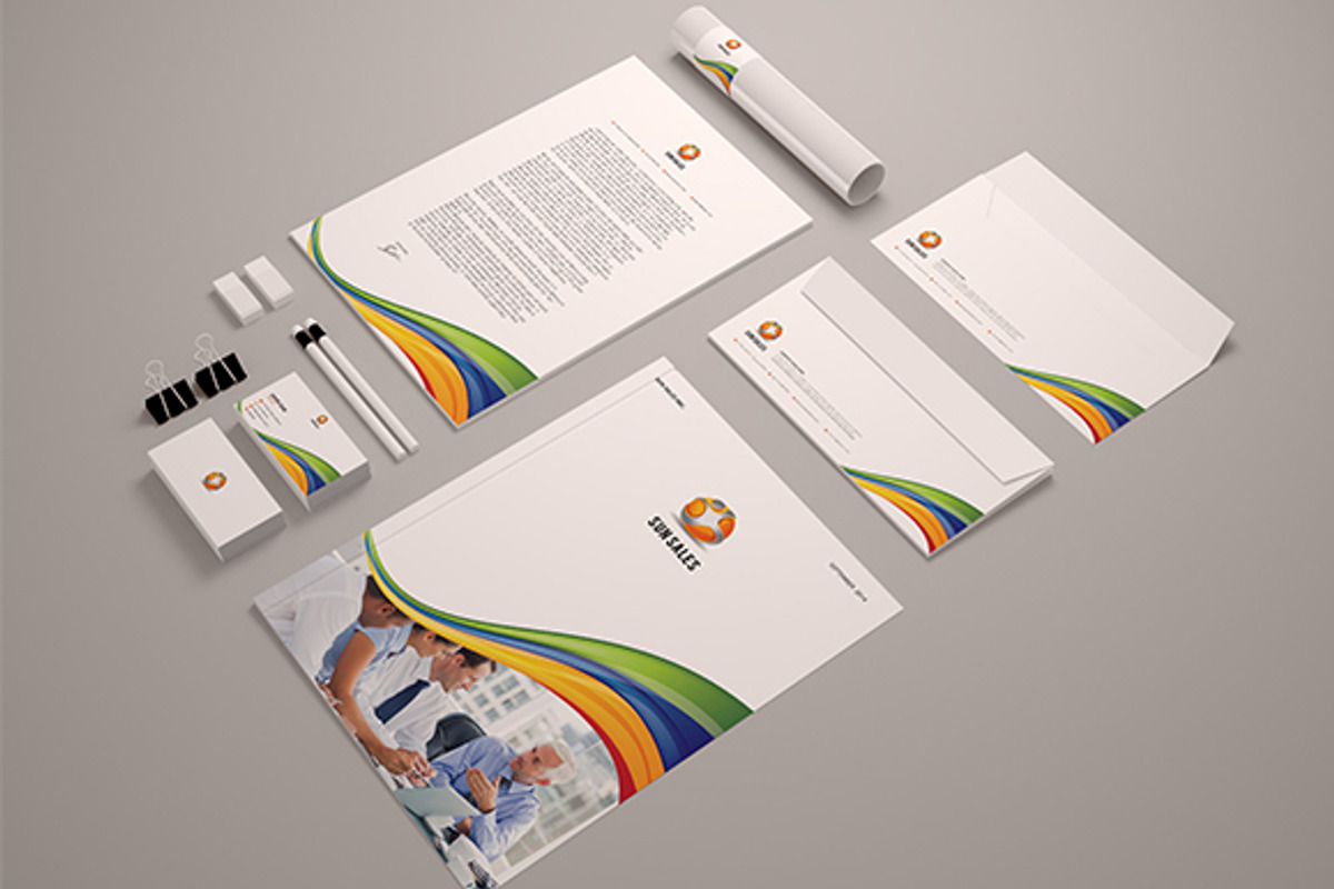 SunSales - Brand Identity, a Product Mockup by MusiqueDesigns (Photo 1 of 2)
