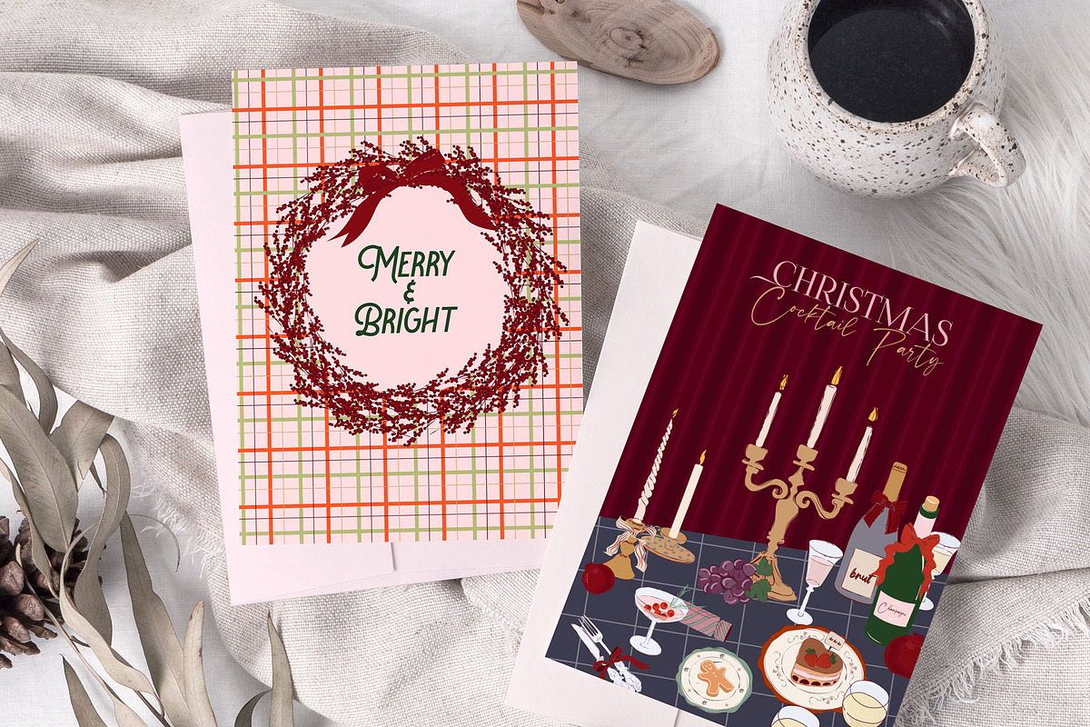 Christmas Carol Vintage Holiday Pack, an Object Graphic by Mio Buono (Photo 5 of 14)