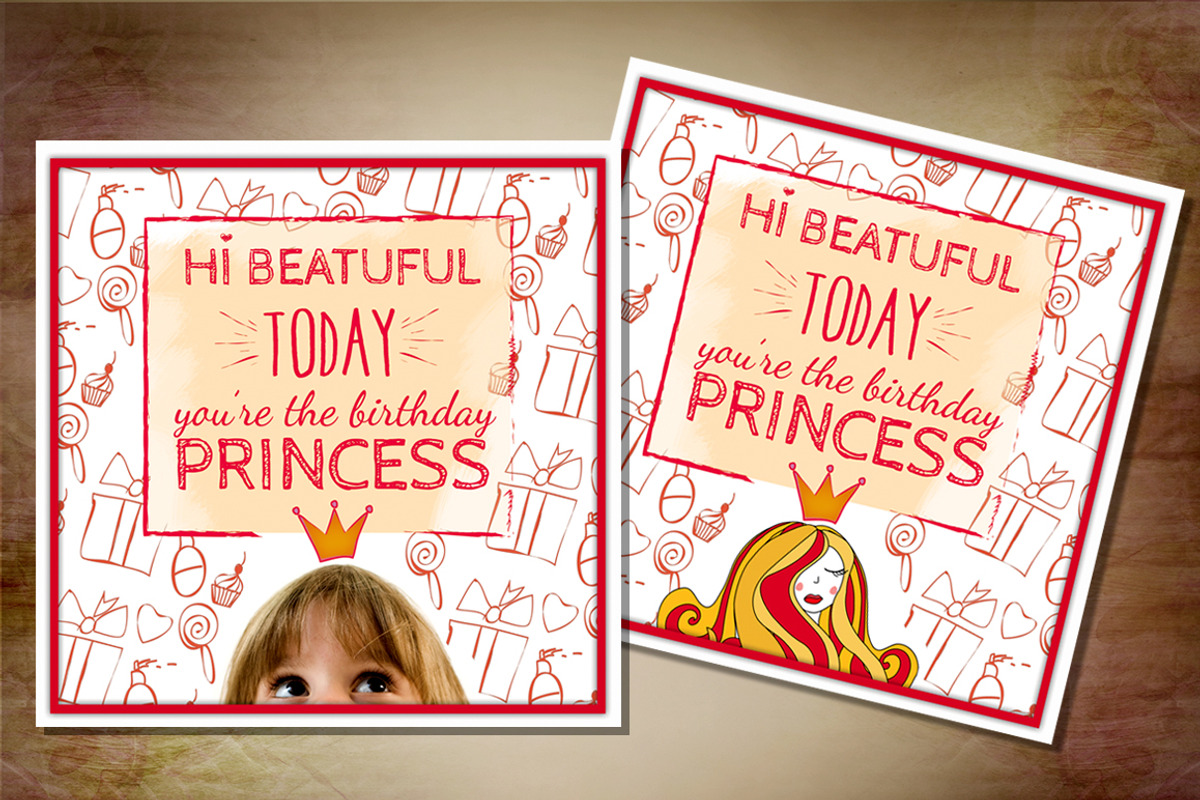A Cute Birthday Card, a Card Template by El-Studio (Photo 2 of 2)