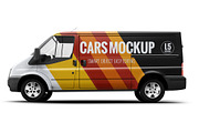 Van Mockup, an Advertising Mockup by Xtrahive (Thumbnail 2 of 2)