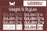 Golden Era font, a Font by weknow (Thumbnail 7 of 8)