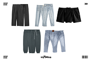 Pants Mockup Streetwear, a Bottom Mockup by NYCTHOPILIA STUDIO (Thumbnail 7 of 8)