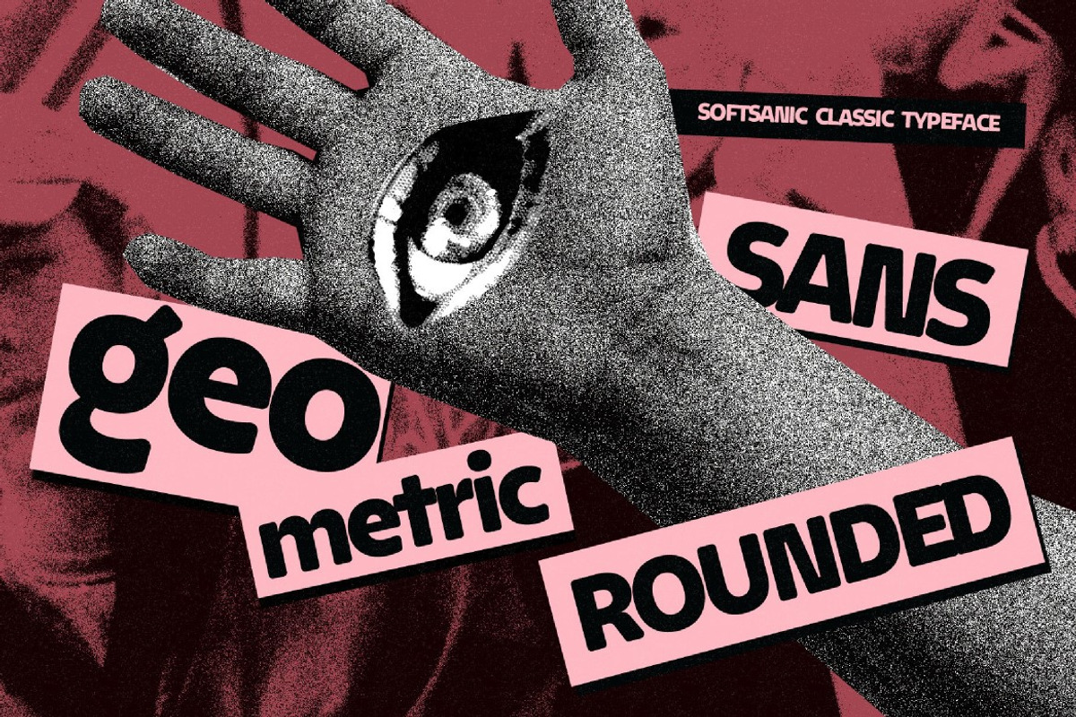 Softsanic, a Sans Serif Font by graphicook (Photo 2 of 10)