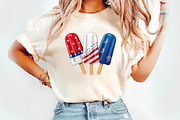 4th of July Sublimation Design, an Illustration by Watercolor design (Thumbnail 2 of 3)