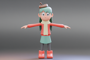 Cute Girl 3D Character, a Characters & Person 3D Model by Dudukbersama