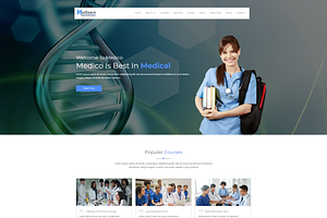 Medical Education HTML Template