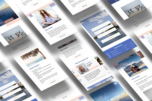 Yoga Retreat - Landing Page Template