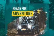 Car Adventure 4x4 Social Media Post, a Social Media Template by zokamaric (Thumbnail 6 of 10)