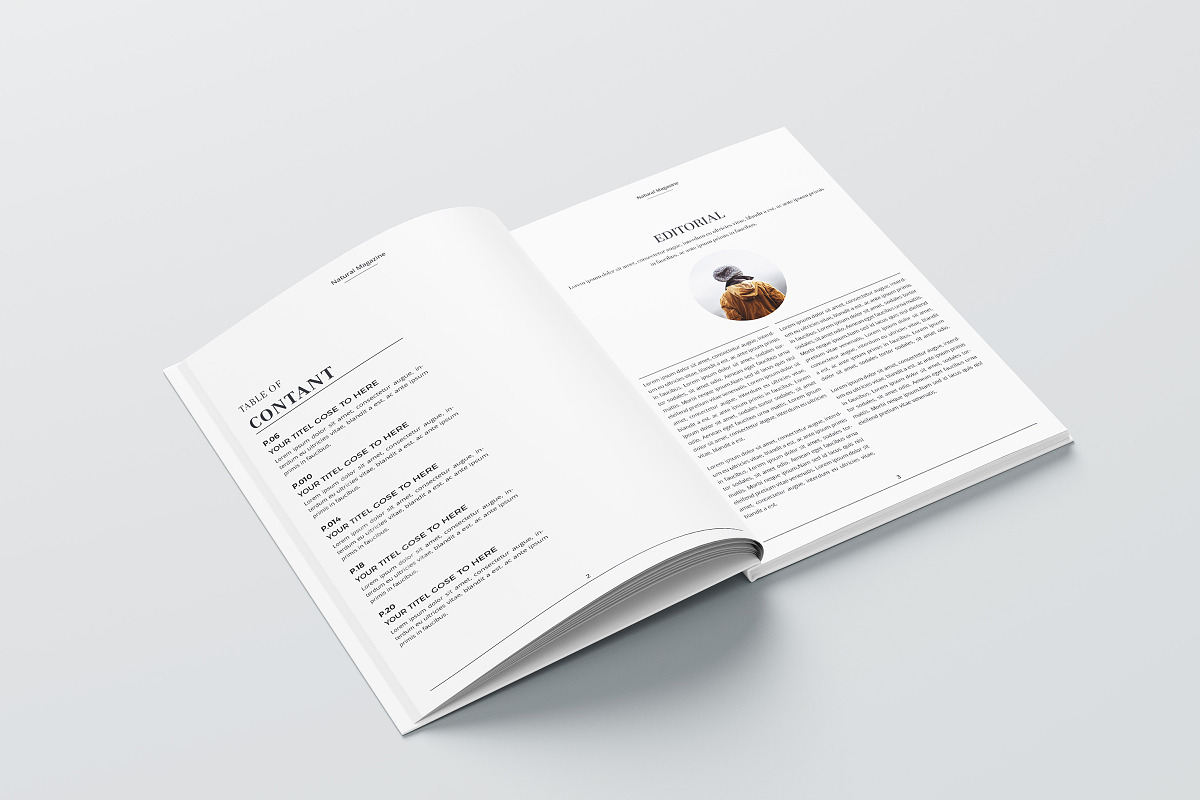 Natural Magazine Template, a Magazine Template by obidullah_01 (Photo 4 of 14)