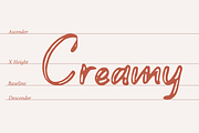 Paint Space - Cafe Handwritten Font, a Handwritten Font by Pandeka Studio (Thumbnail 2 of 9)