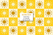 Retro Sun Seamless Pattern, a Pattern Graphic by Villa 11 Estudio (Thumbnail 1 of 3)