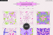 Wavy Flora - Flowers and Shapes, a Decorative Illustration by Leila Divine (Thumbnail 11 of 15)