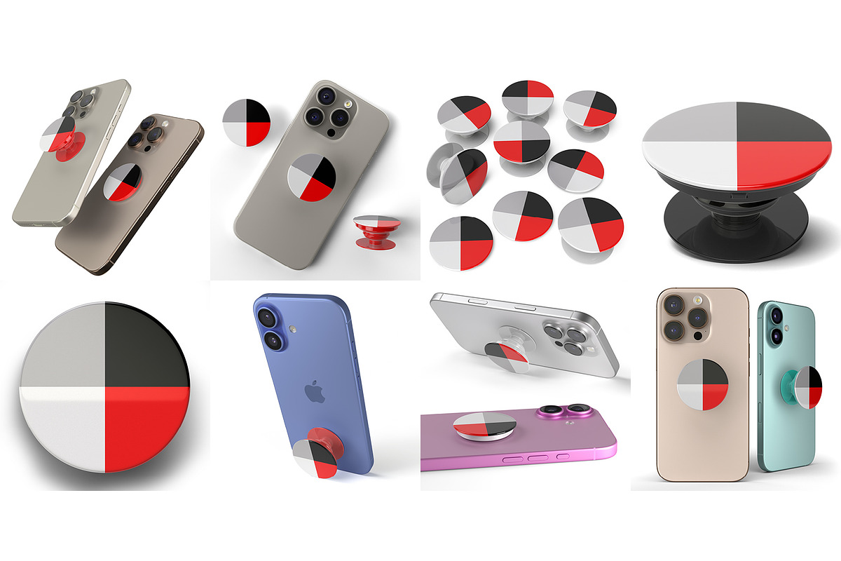 PopSockets Mock-up, an iPhone Mockup by Colatudo Store (Photo 2 of 8)