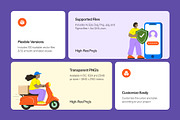 100 E-Commerce Illustration Bundle, a Person Illustration by Brickclay (Thumbnail 2 of 6)