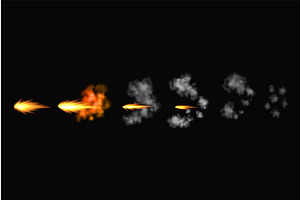 Gun flashes or gunshot, an Object Illustration by Things for designers