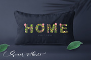 Hand Drawn Summer Flower Alphabet SV, an Object Graphic by Happy Letters (Thumbnail 6 of 6)