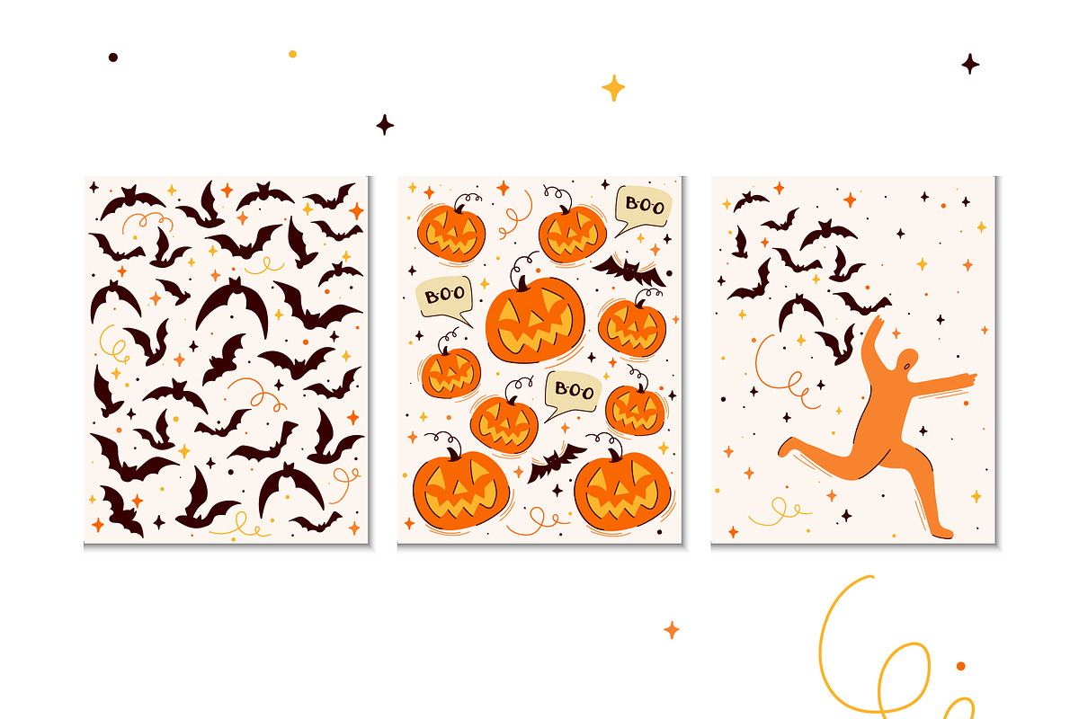 Playful Halloween Illustrations, an Object Graphic by Zim Varezhkin (Photo 3 of 11)