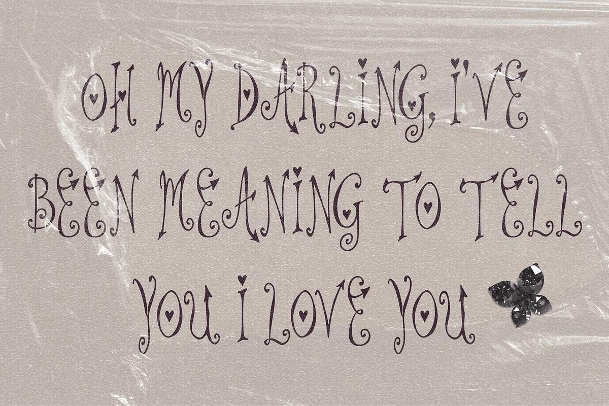 Tall Dark Sweetheart Odd Serif Font, a Serif Font by The October Creative (Photo 6 of 8)