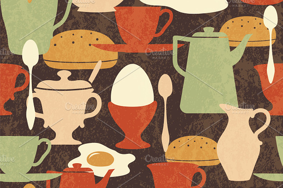 Vintage Breakfast Pattern