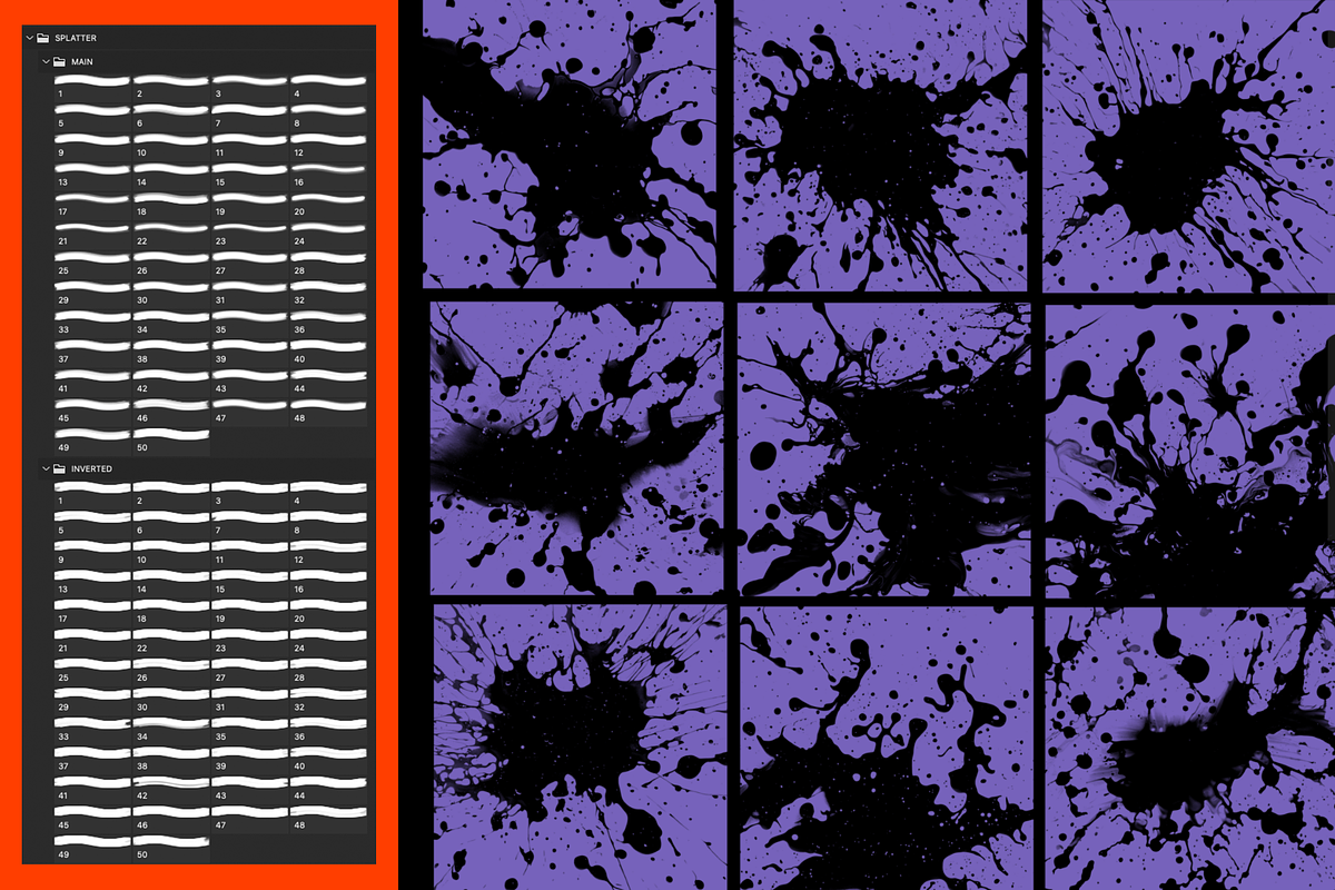 Splatter Brush, a Brush Add-On by Headquarters (Photo 3 of 3)