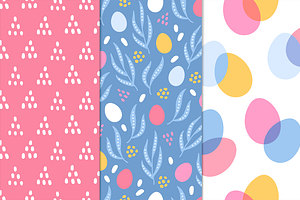 12 Easter Seamless Patterns