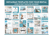 Instagram Post Templates for Airbnb, a Social Media Template by Templatables (Thumbnail 2 of 11)