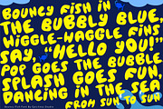 Bouncy Fish Font, a Handwritten Font by Epiclinez (Thumbnail 3 of 5)