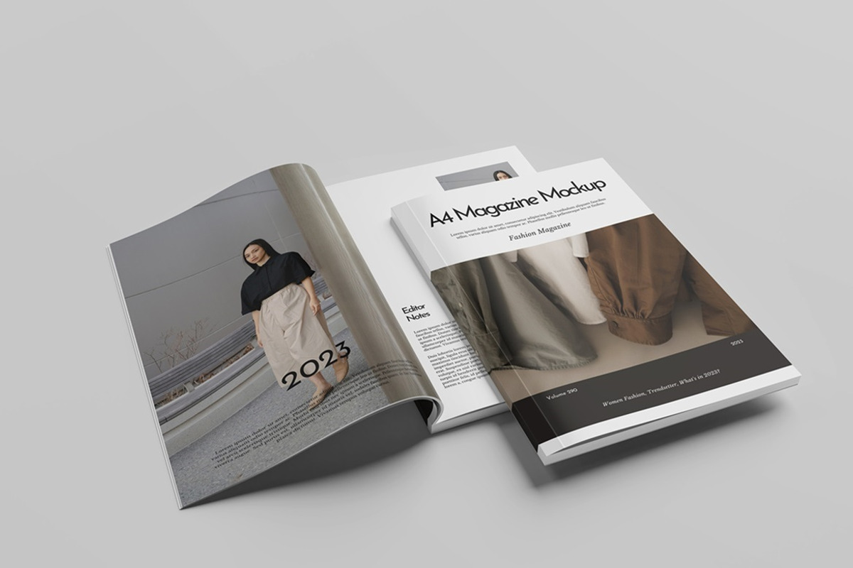 A4 Magazine Mockup, a Books & Magazine Mockup by Tokobeta (Photo 5 of 7)