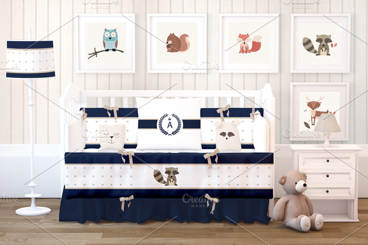 Baby Room Mockup 12/1, an Apparel Mockup by Milan Mockup (Photo 2 of 12)